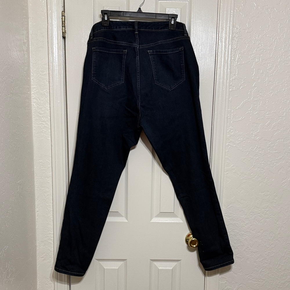 Code Bleu Women's Skinny Jeans in Dark Blue - Picture 3 of 3